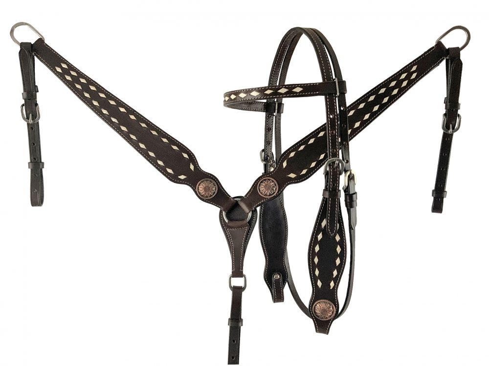 15", 16" Double T Barrel style saddle Set 1480 Barrel Saddle Double T