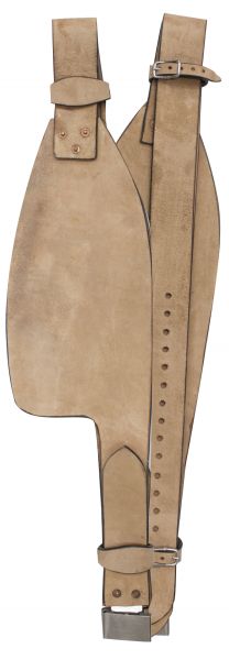 1530X: Smooth rough Out leather replacement fenders Primary Showman Saddles and Tack