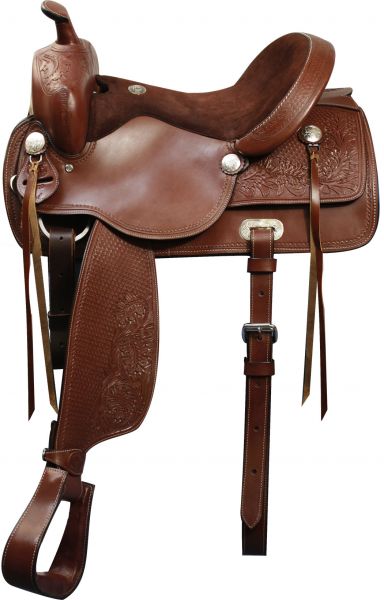 16-17" Double T Pleasure Style Saddle 020 Pleasure Saddle Double T