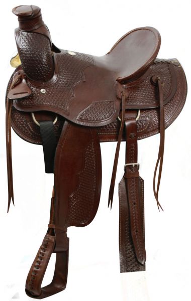 16" Buffalo Wade Style Ranch Saddle 025X Wade Saddle Buffalo