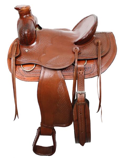 16" Wade style ranch saddle with square front Wade Saddle Shiloh