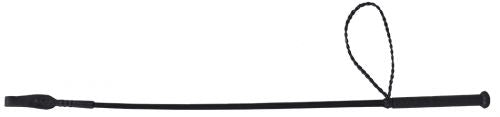 1689: 26" Black molded crop Whip Showman Saddles and Tack