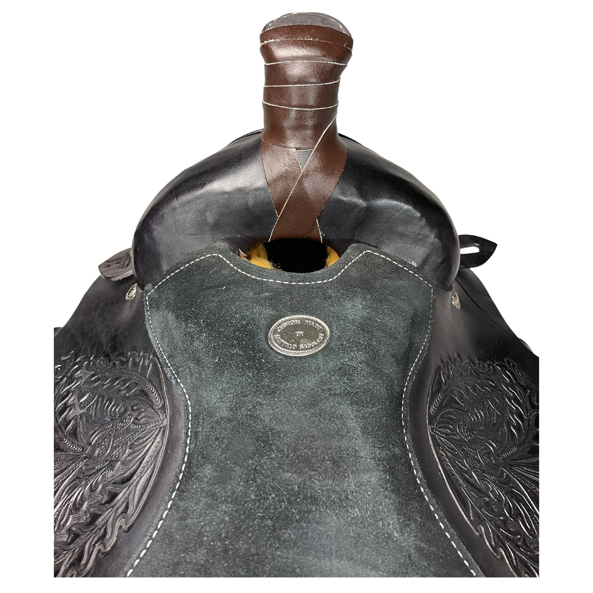17" Buffalo Saddlery Roping Saddle 94 Roping Saddle Showman Saddles and Tack
