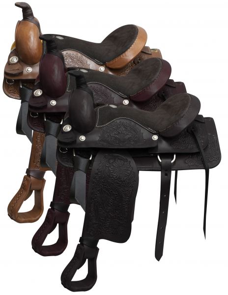17" Buffalo Saddlery Roping Saddle 94 Roping Saddle Showman Saddles and Tack