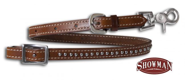 175586: Showman ® Leather wither strap with scissor snap end Primary Showman