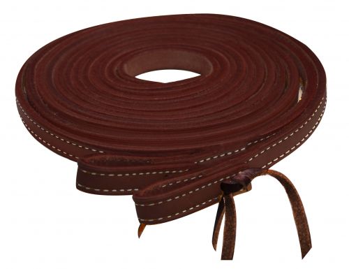 175589: Showman® 8ft Argentina Cowhide Leather Split Reins Reins Showman