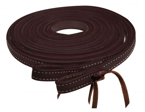 175589: Showman® 8ft Argentina Cowhide Leather Split Reins Reins Showman
