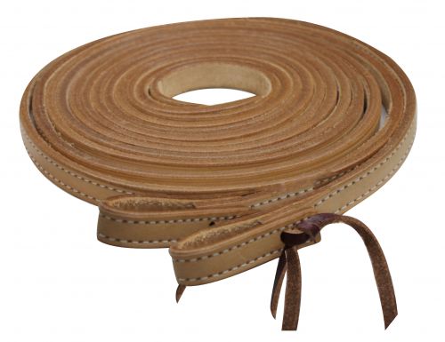 175589: Showman® 8ft Argentina Cowhide Leather Split Reins Reins Showman