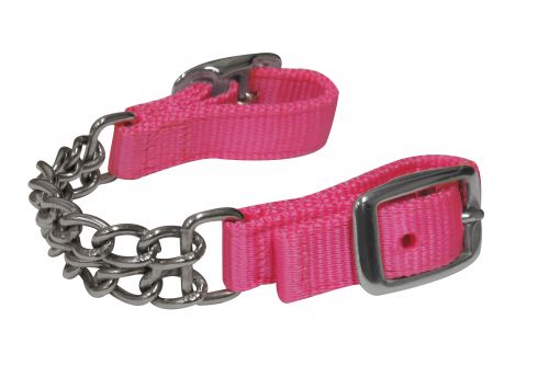 176034: Showman ® Fully adjustable end double chain nylon curb chain Bits Showman