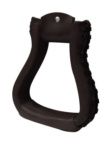176108: Showman ® PONY Leather wrapped stirrups Stirrups Showman