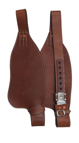 176109: Showman ® PONY/YOUTH Smooth leather replacement fenders Primary Showman