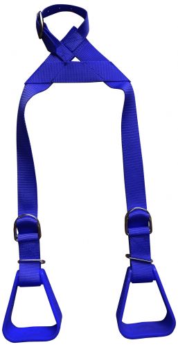 176906: Showman ® Heavy duty nylon adjustable buddy stirrups Stirrups Showman