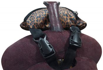 177237: Showman ® Cheetah Print Insulated Nylon Saddle Pouch Primary Showman