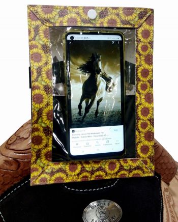 177241: Showman ® Smart Phone Sunflower Print Case for Saddle Primary Showman