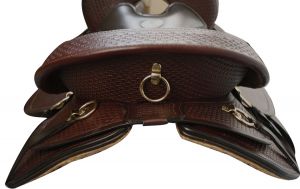 18216: 16" Double T Argentina Leather Trail Saddle Pleasure Saddle Double T