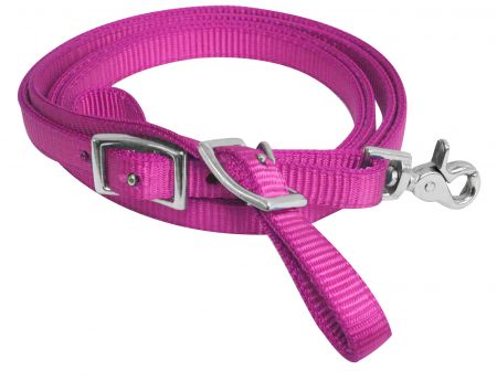 19103: Showman ® 96" x 5/8" Premium nylon contest rein Reins Showman