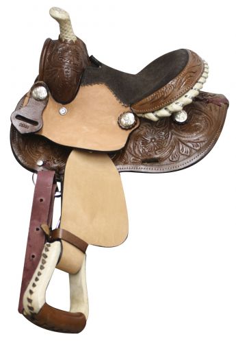 19118: 8" Double T Pony/ Youth Saddle Youth Saddle Double T