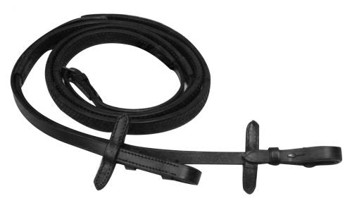 19232: Showman ® 54" rubber English reins Primary Showman