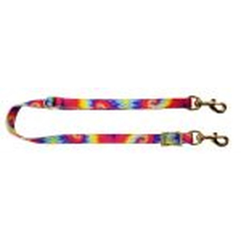19558: Showman ® Tye Dye nylon easy adjust tie down strap Tie Down Showman