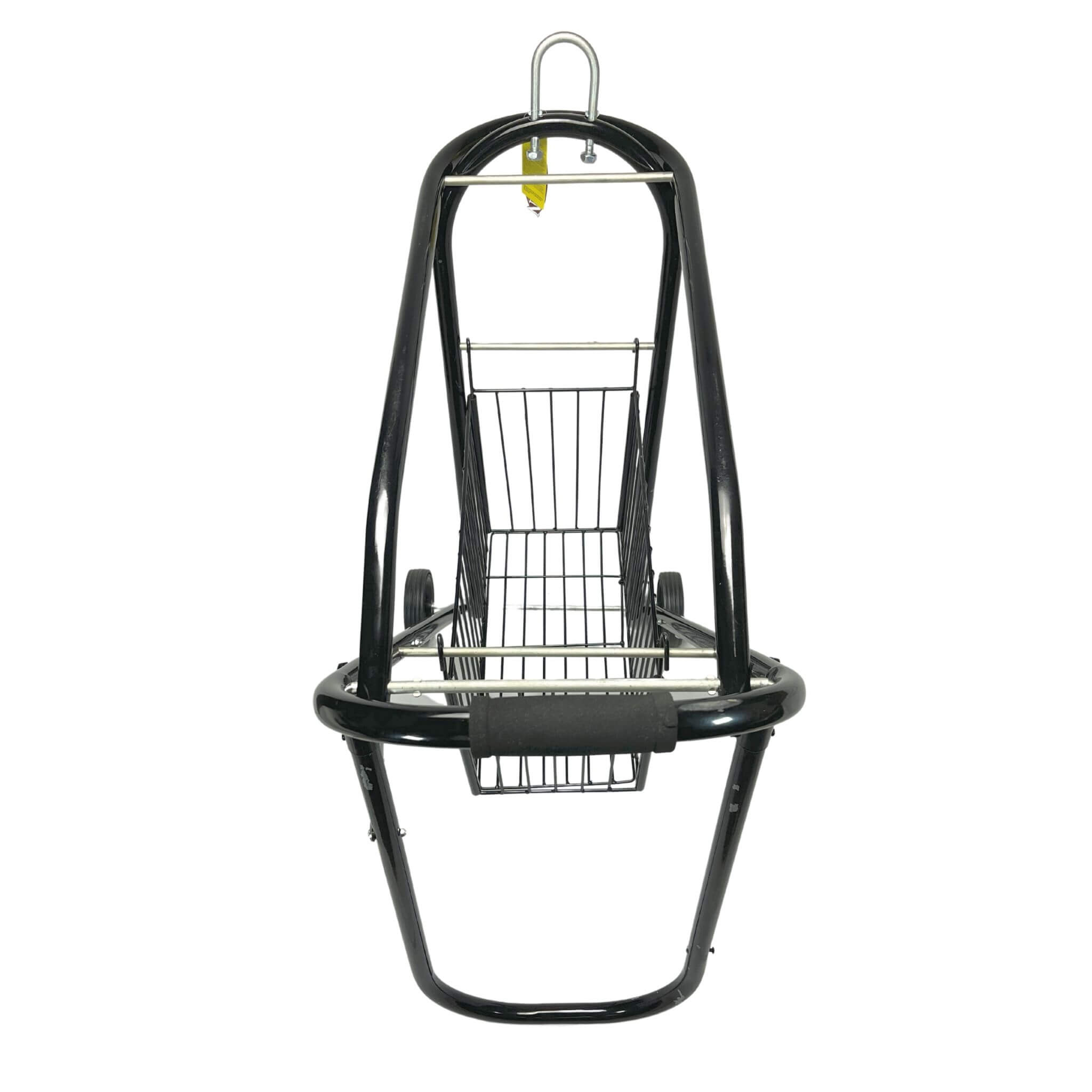 (2 Pack) Western Rolling Saddle Rack w/ Removable Tack Basket 119114 Saddle Rack Showman Saddles and Tack