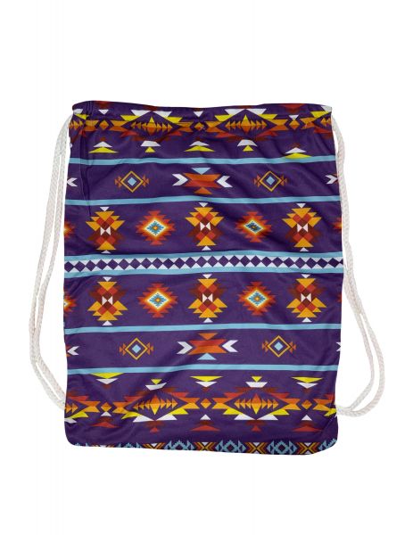 20" Aztec print Drawstring Bag Default Shiloh