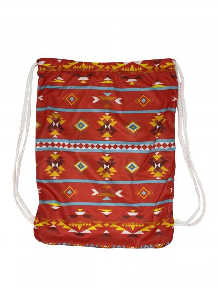 20" Aztec print Drawstring Bag Default Shiloh