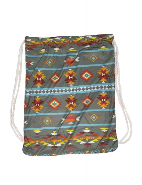 20" Aztec print Drawstring Bag Default Shiloh