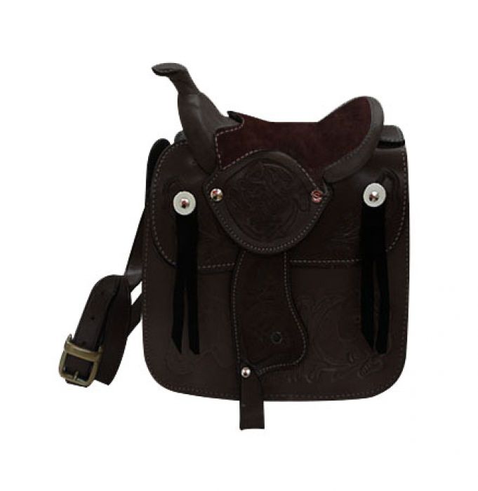 2020: Leather saddle purse Primary Showman Saddles and Tack