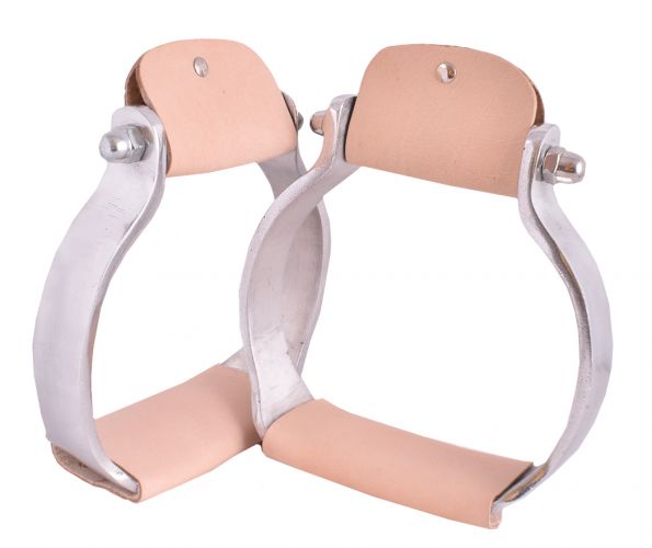20206: Showman ® Aluminum Flat Bottom Oxbox Stirrup Primary Showman
