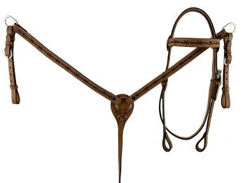 20516: 16" Double T Pleasure Saddle Set Pleasure Saddle Double T