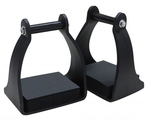 221722-3: Showman® Black endurance stirrup Primary Showman