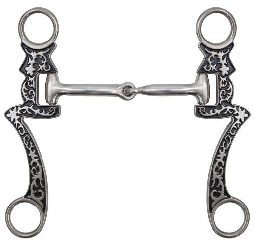 230730: Showman® 5" Stainless Steel Seven Cheek Snaffle Bit Bits Showman