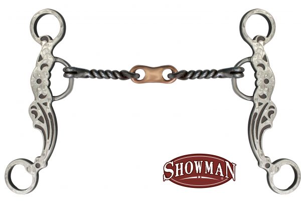 236208: Showman ® 5" Twisted mouth with copper dogbone Bits Showman