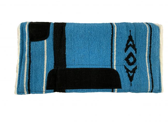 24" x 24" Aztec design saddle pad with fleece bottom Western Saddle Pad Shiloh