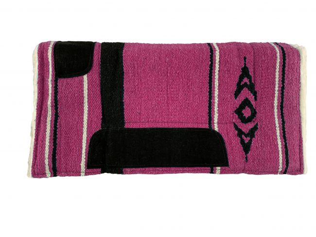 24" x 24" Aztec design saddle pad with fleece bottom Western Saddle Pad Shiloh