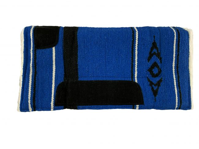 24" x 24" Aztec design saddle pad with fleece bottom Western Saddle Pad Shiloh