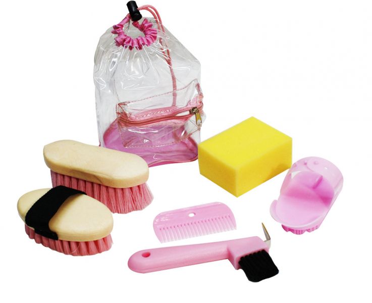 24002: Showman kid's size 6pc grooming kit Grooming Kit Showman