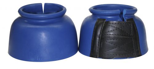 24277: Showman™ Rubber Bell Boots with Double Velcro Closure Bell Boot Showman