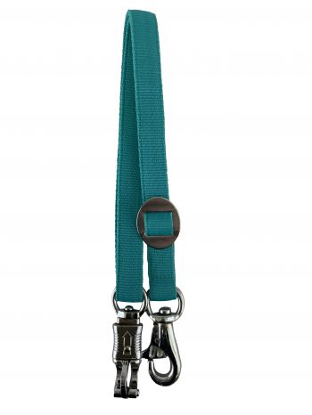 243407: 1" x 24" fully adjustable nylon trailer tie with quick release panic snap and bull snap Primary Showman Saddles and Tack