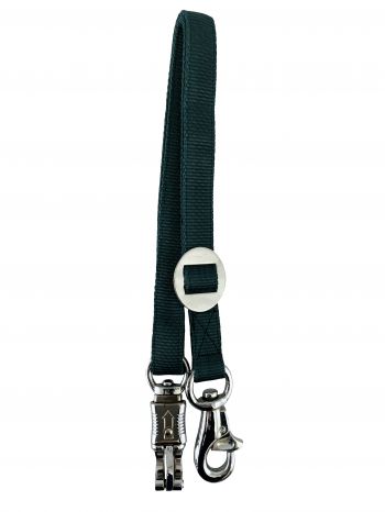 243407: 1" x 24" fully adjustable nylon trailer tie with quick release panic snap and bull snap Primary Showman Saddles and Tack