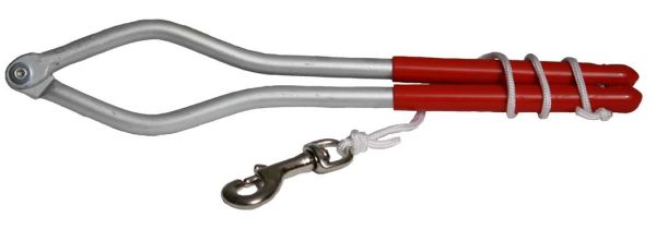 24390-1: Twitch measures 13" long, constructed of aluminum Primary Showman Saddles and Tack