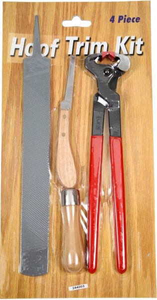 244003: Hoof trim kit Hoof Showman Saddles and Tack