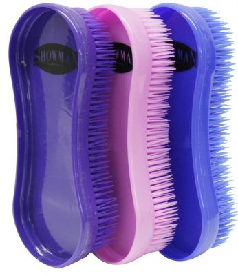 24409: Showman™ Stiff Bristle Curry Brush Primary Showman