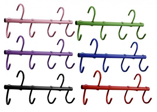 24428: 6 hook swivel halter tack bar Primary Showman Saddles and Tack