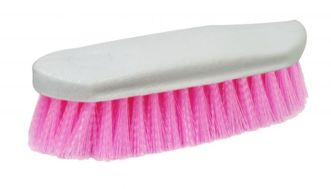 24525-2C: Neon color pack of 10 stiff bristle brushes Brush Showman Saddles and Tack