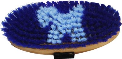24543: Showman junior size body brush with pony logo in bristles Brush Showman