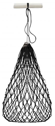 24801: Slow feed hay bag with rings Hay Feeder Showman Saddles and Tack