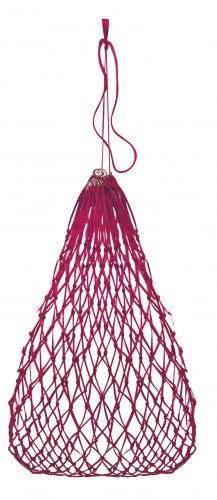 24801: Slow feed hay bag with rings Hay Feeder Showman Saddles and Tack