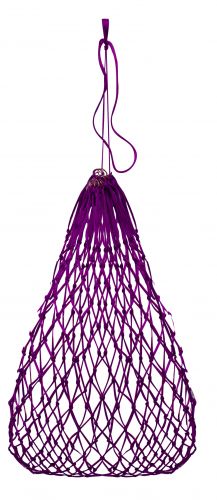 24801: Slow feed hay bag with rings Hay Feeder Showman Saddles and Tack