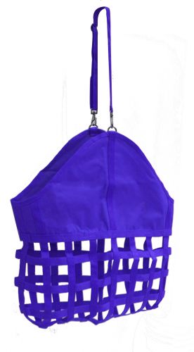 24815: Webbed nylon slow feed hay bag Hay Feeder Showman Saddles and Tack